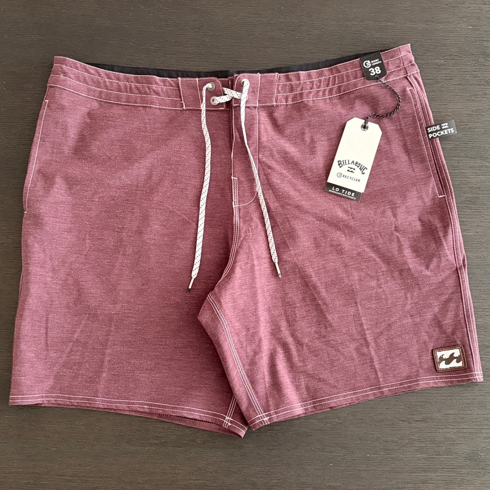 NWT Billabong dusty plum boardshorts